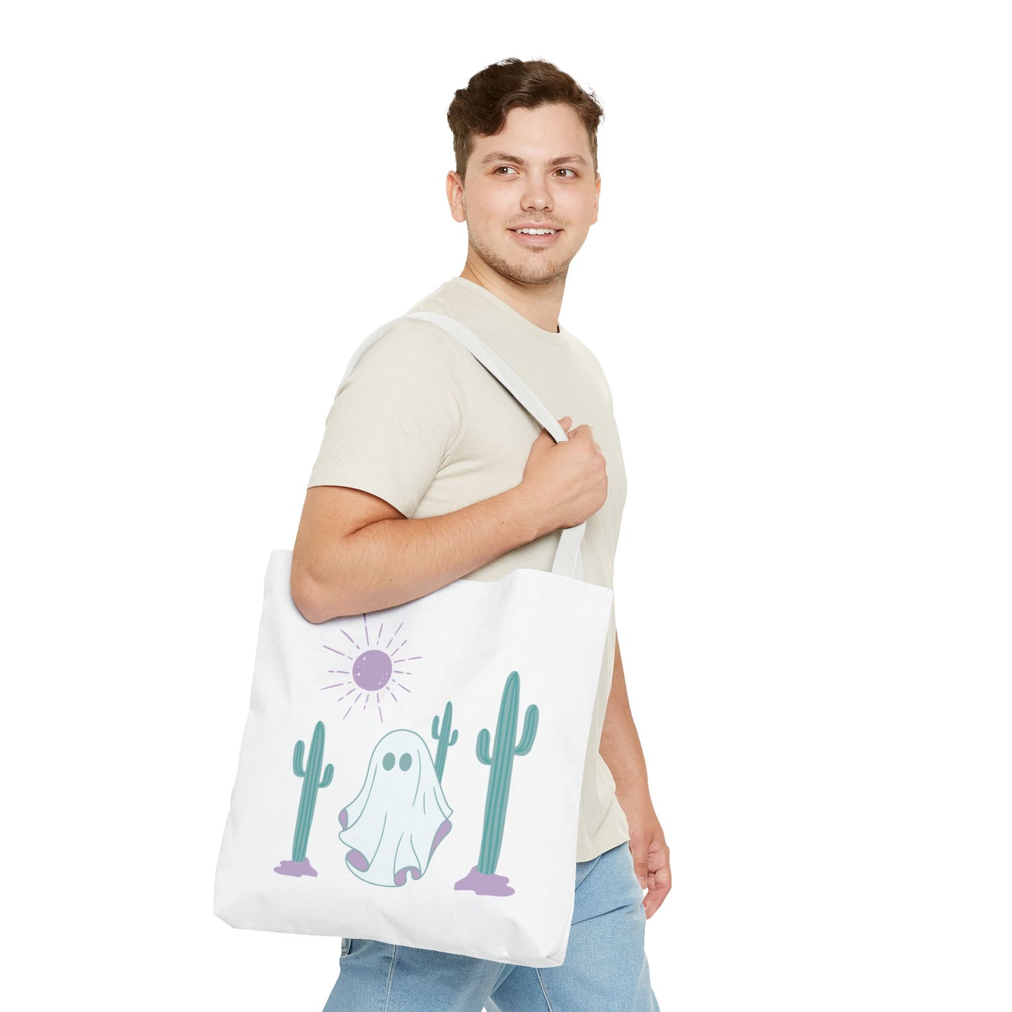 Ghostly Desert Tote Bag