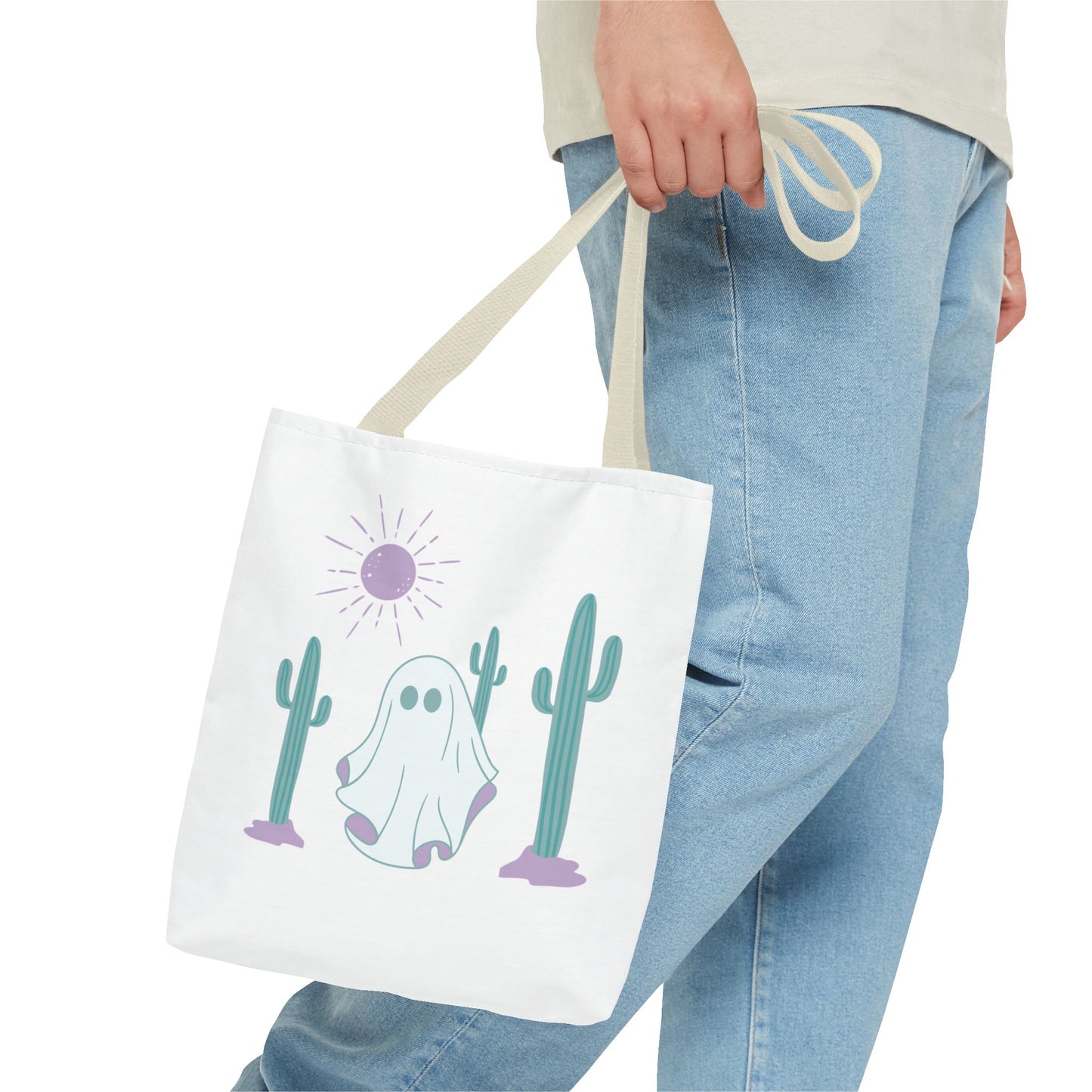 Ghostly Desert Tote Bag